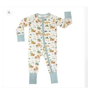 Beach Day Bamboo Convertible Baby Pajama